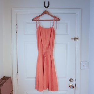 J Crew gauze tie shoulder sundress dress Small Med